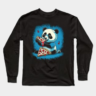 panda pizza Long Sleeve T-Shirt